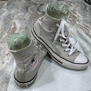 Converse Women’s High-Top Sneakers - light gray